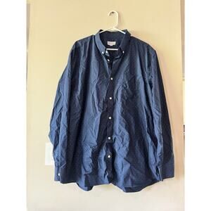 Blue w/ Polka Dots Button-Up Gap XXL